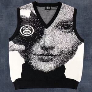 STUSSY Men's Black Tank Top